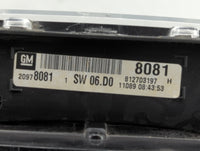 2011 Chevrolet Equinox Instrument Cluster Speedometer Gauges P/N:22783663 20978081, 20978079, 22783661 Fits OEM Used Auto Pa