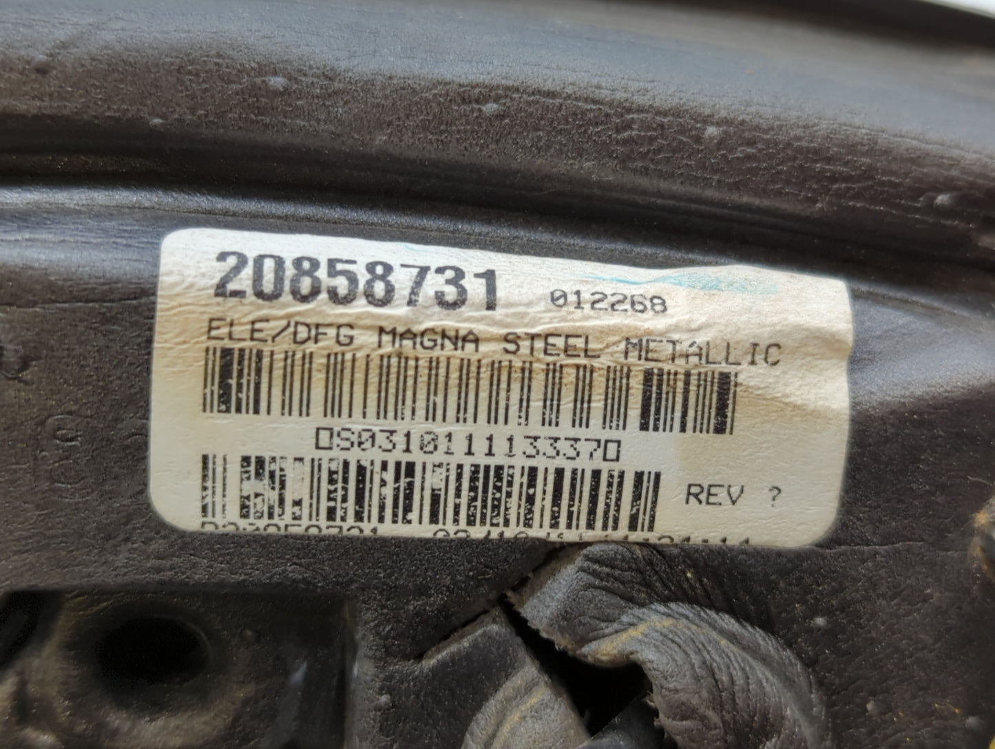 2010-2011 Chevrolet Equinox Driver Side View Mirror - Left Door Mirror OEM Used - Oemusedautoparts1.com