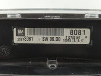 2011 Chevrolet Equinox Instrument Cluster Speedometer Gauges P/N:22783663 20978081, 20978079, 22783661 Fits OEM Used Auto Pa