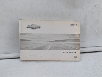 2011 Chevrolet Equinox Owners Manual Book Guide OEM Used Auto Parts - Oemusedautoparts1.com