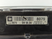 2011 Chevrolet Equinox Instrument Cluster Speedometer Gauges P/N:22783663 20978081, 20978079, 22783661 Fits OEM Used Auto Pa