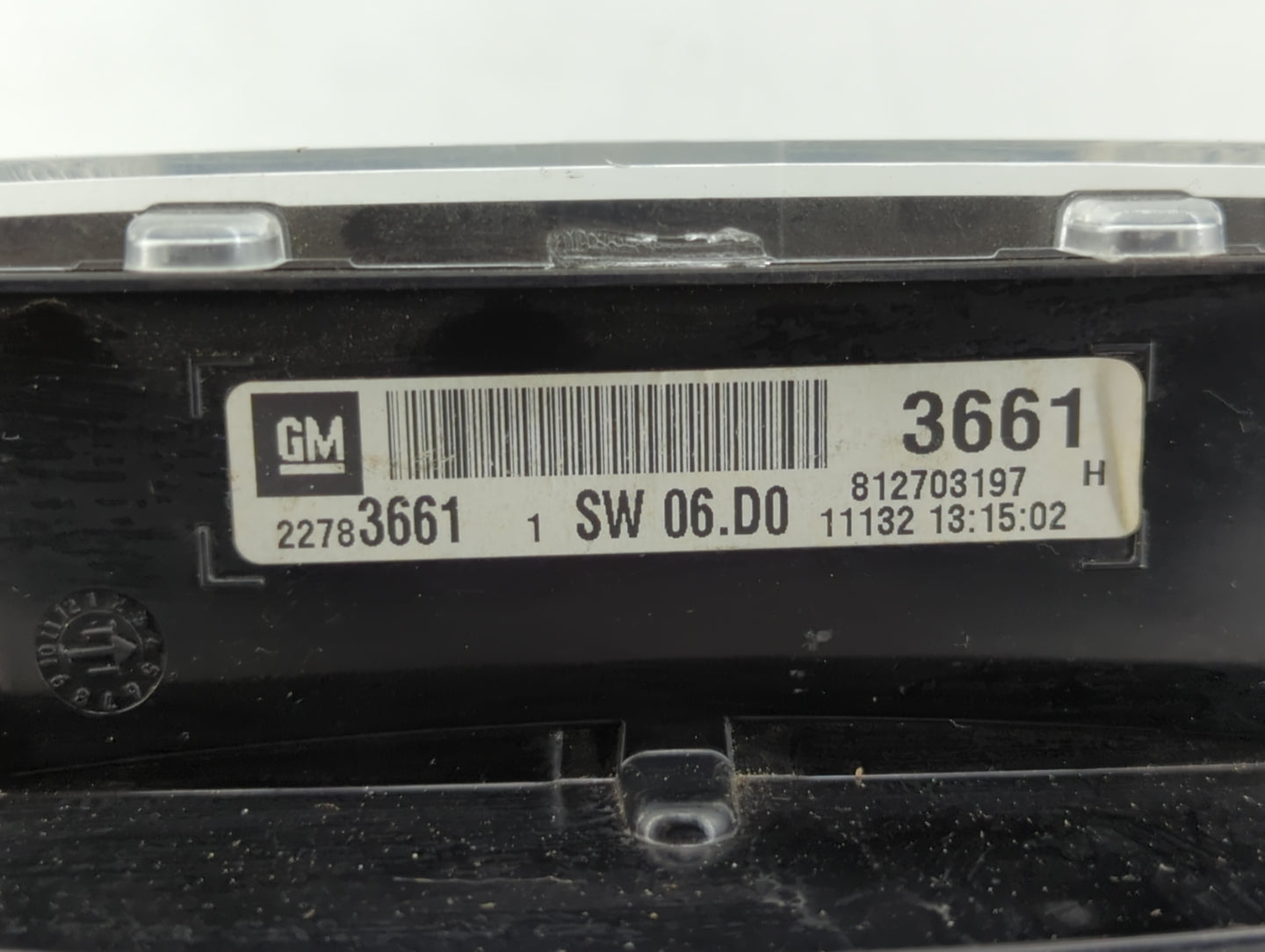 2011 Chevrolet Equinox Instrument Cluster Speedometer Gauges P/N:22783663 20978081, 20978079, 22783661 Fits OEM Used Auto Pa