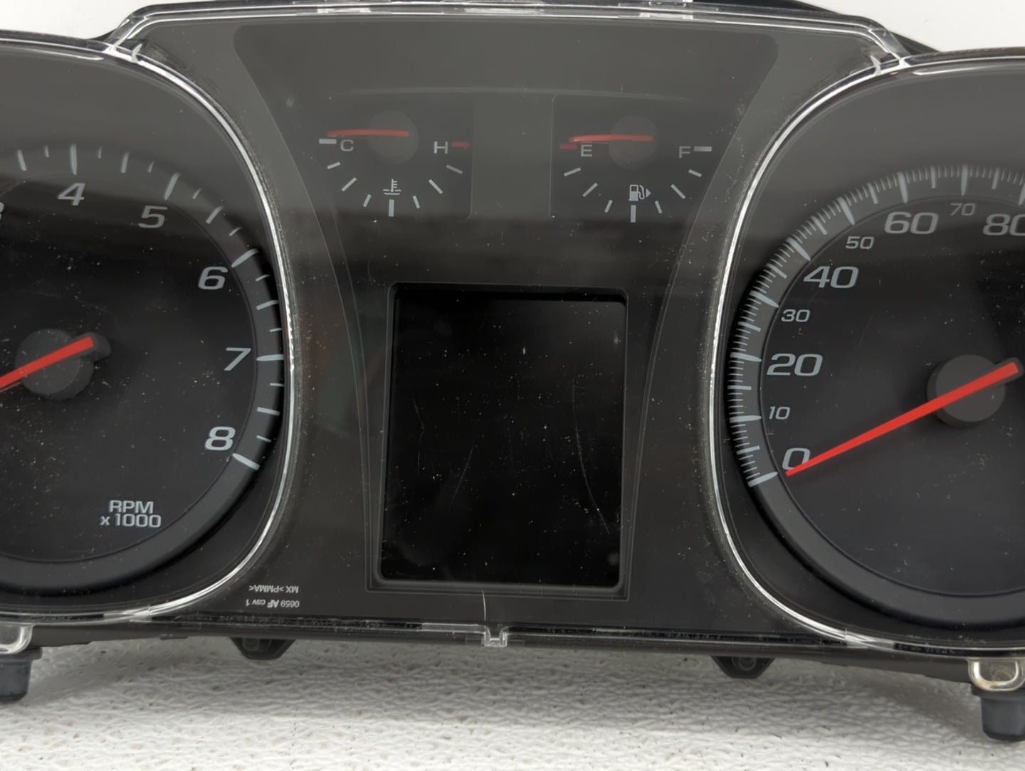2011 Chevrolet Equinox Instrument Cluster Speedometer Gauges P/N:22783663 20978081, 20978079, 22783661 Fits OEM Used Auto Pa