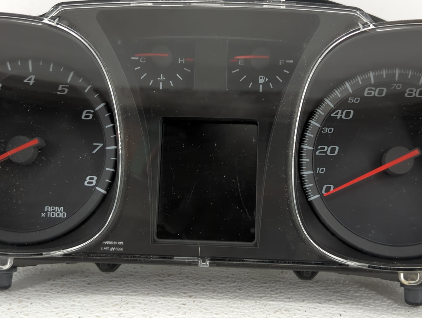 2011 Chevrolet Equinox Instrument Cluster Speedometer Gauges P/N:22783663 20978081, 20978079, 22783661 Fits OEM Used Auto Pa