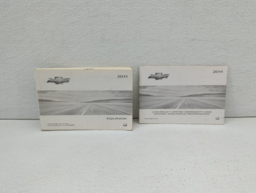 2011 Chevrolet Equinox Owners Manual Book Guide OEM Used Auto Parts - Oemusedautoparts1.com