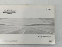 2011 Chevrolet Equinox Owners Manual Book Guide OEM Used Auto Parts - Oemusedautoparts1.com