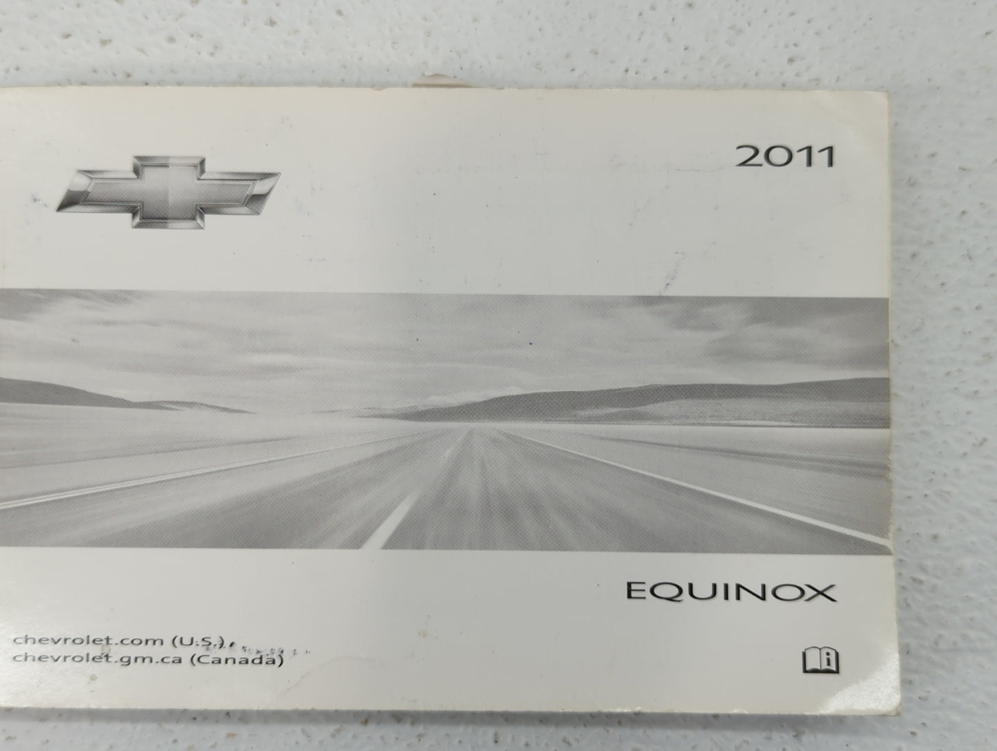 2011 Chevrolet Equinox Owners Manual Book Guide OEM Used Auto Parts - Oemusedautoparts1.com