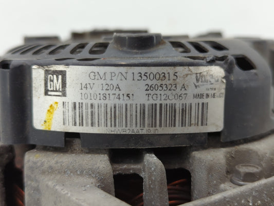 2010-2017 Chevrolet Equinox Alternator Replacement Generator Charging Assembly Engine OEM P/N:13500315 13588328 Fits OEM Used Auto Parts