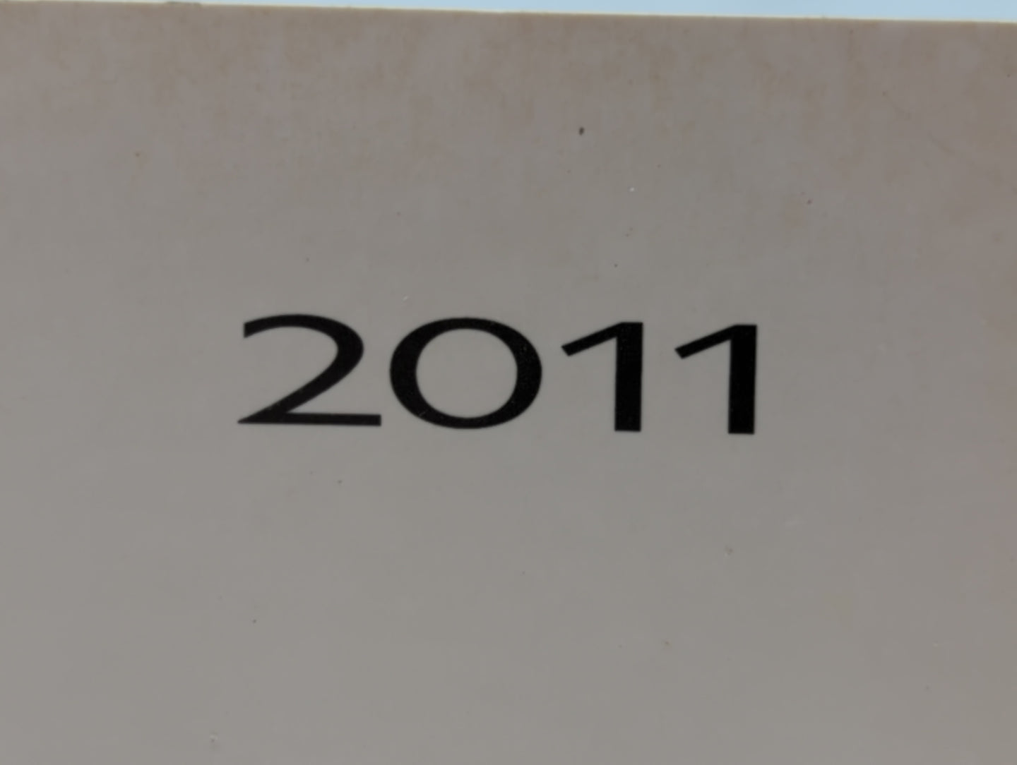 2011 Chevrolet Equinox Owners Manual Book Guide OEM Used Auto Parts - Oemusedautoparts1.com