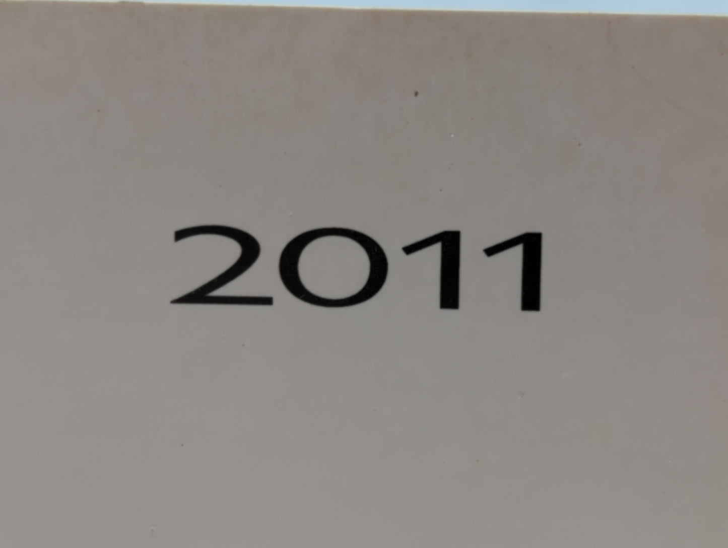 2011 Chevrolet Equinox Owners Manual Book Guide OEM Used Auto Parts - Oemusedautoparts1.com
