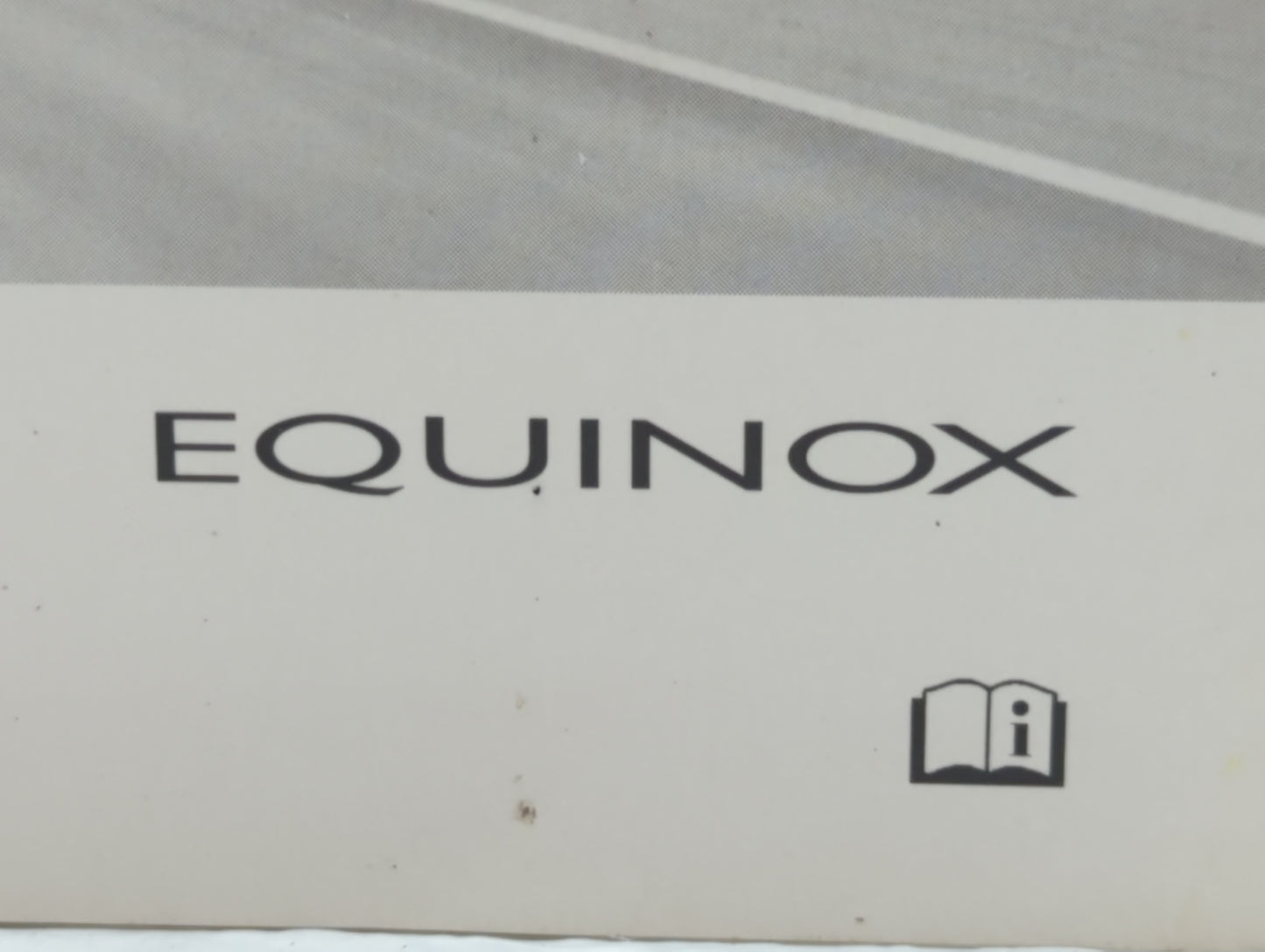 2011 Chevrolet Equinox Owners Manual Book Guide OEM Used Auto Parts - Oemusedautoparts1.com