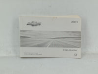 2011 Chevrolet Equinox Owners Manual Book Guide OEM Used Auto Parts - Oemusedautoparts1.com
