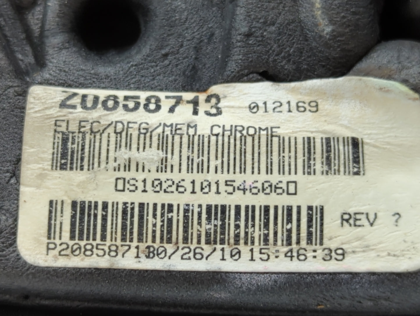 2010-2011 Chevrolet Equinox Passenger Side View Mirror - Right Door Mirror OEM Used - Oemusedautoparts1.com