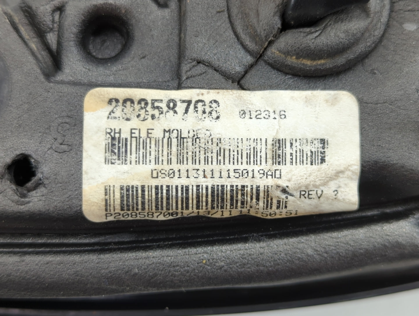 2010-2011 Chevrolet Equinox Passenger Side View Mirror - Right Door Mirror OEM Used - Oemusedautoparts1.com