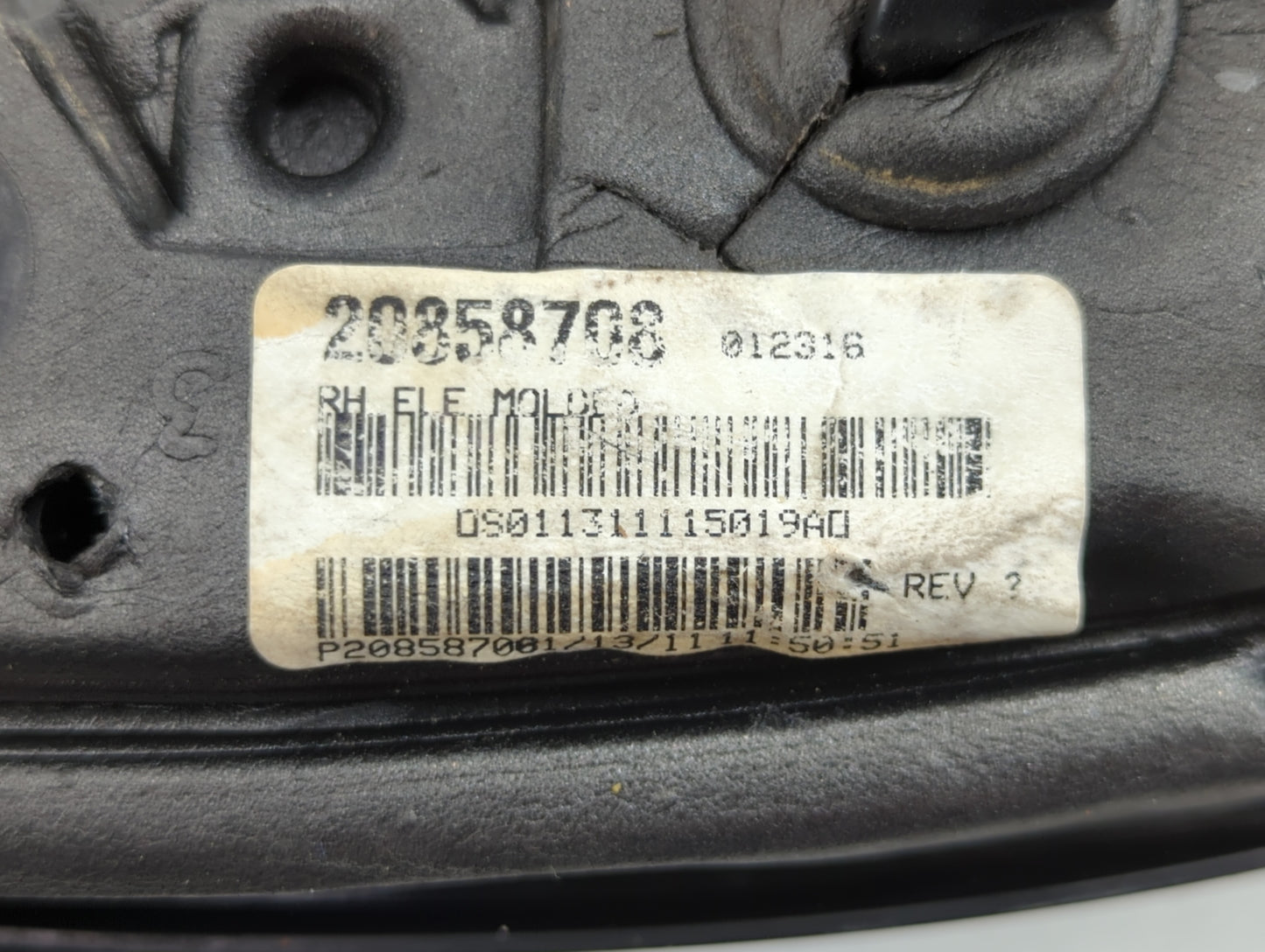 2010-2011 Chevrolet Equinox Passenger Side View Mirror - Right Door Mirror OEM Used - Oemusedautoparts1.com