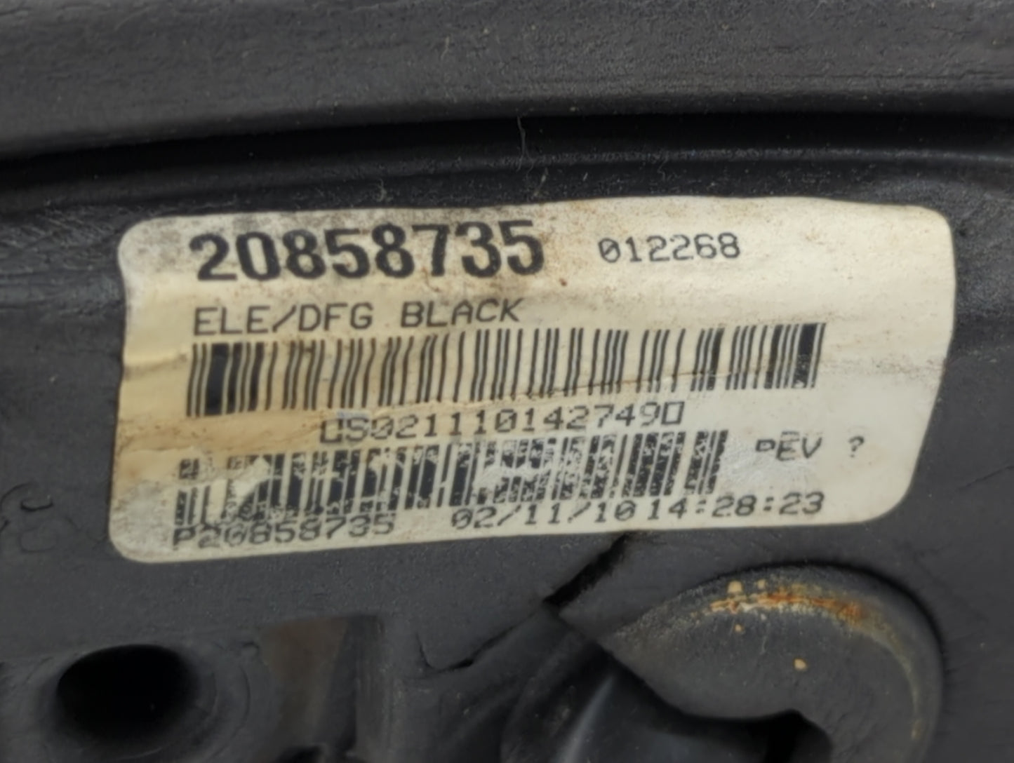 2010-2011 Chevrolet Equinox Driver Side View Mirror - Left Door Mirror OEM Used - Oemusedautoparts1.com