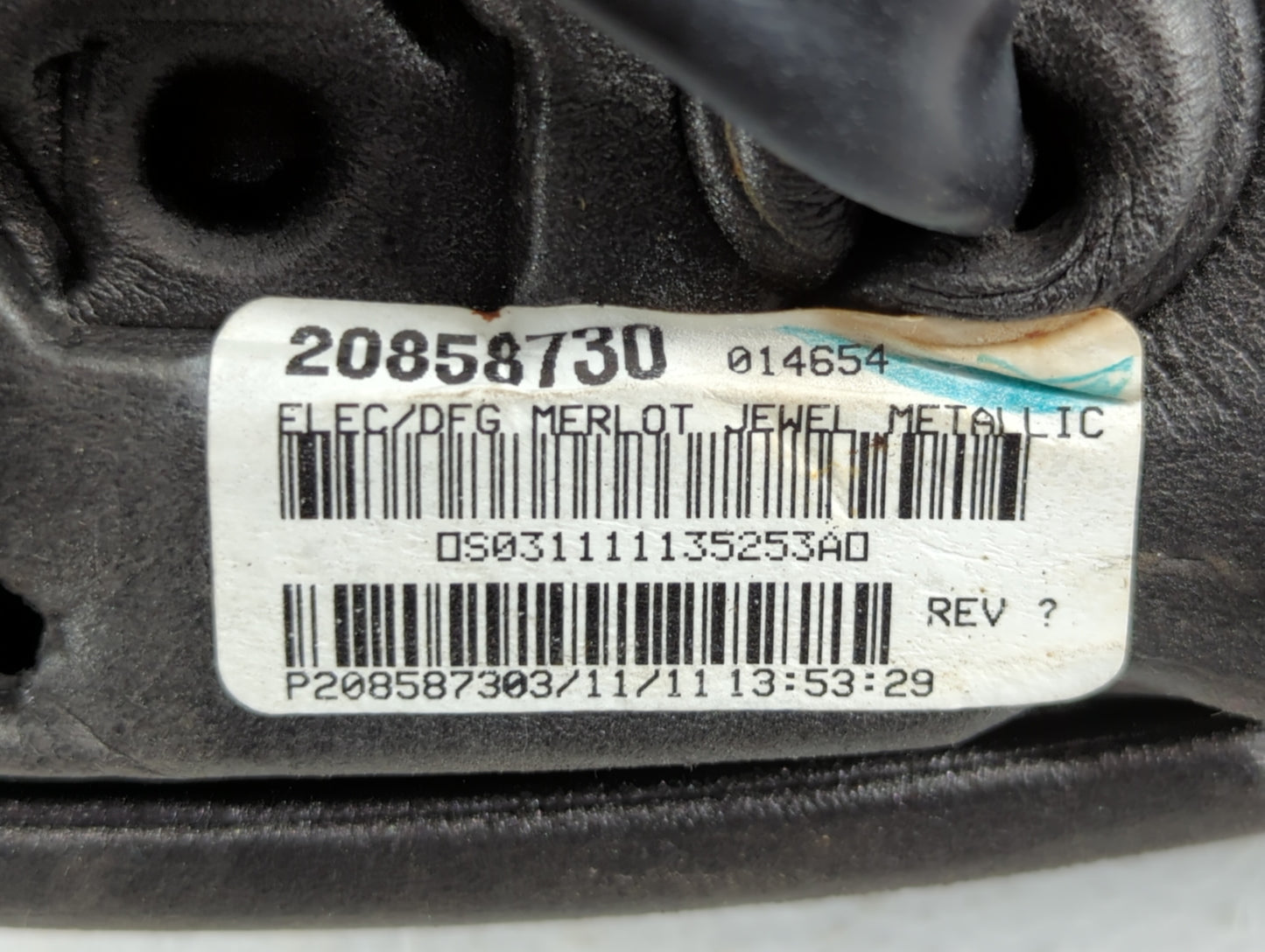 2010-2011 Chevrolet Equinox Passenger Side View Mirror - Right Door Mirror OEM Used - Oemusedautoparts1.com