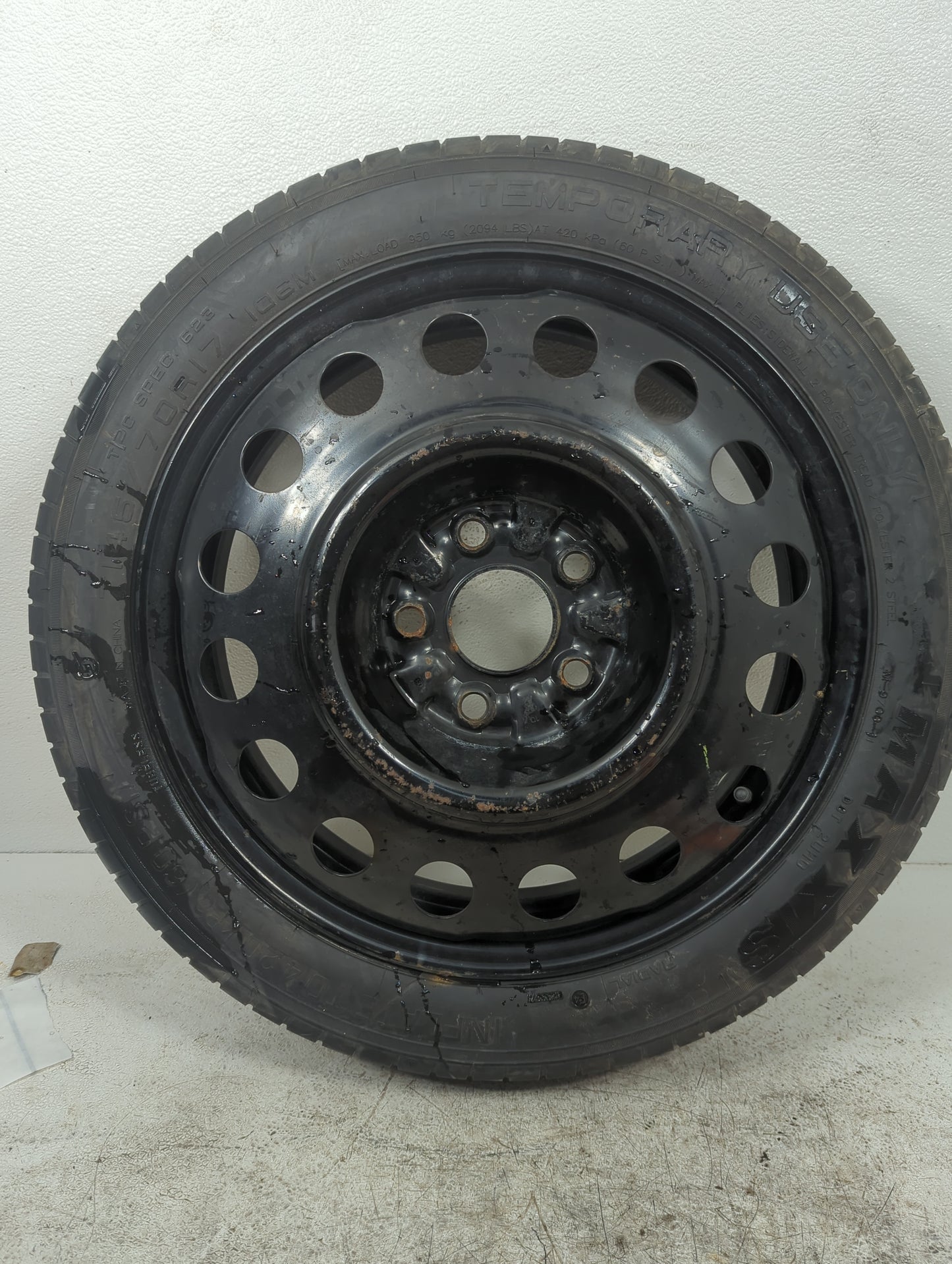 2011 Chevrolet Equinox Spare Donut Tire Wheel Rim Oem 5037221 - Oemusedautoparts1.com
