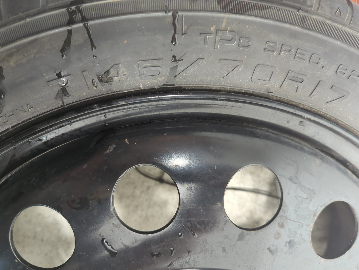 2011 Chevrolet Equinox Spare Donut Tire Wheel Rim Oem 5037221 - Oemusedautoparts1.com