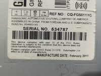 2011-2012 Chevrolet Equinox Radio AM FM Cd Player Receiver Replacement P/N:20983517 Fits Fits 2010 2011 2012 OEM Used Auto P