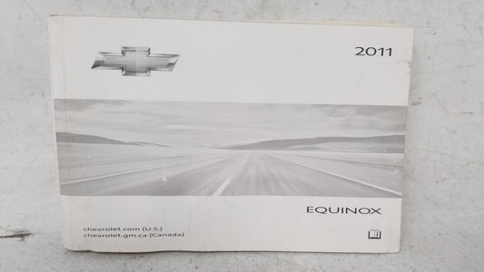 2011 Chevrolet Equinox Owners Manual Book Guide OEM Used Auto Parts - Oemusedautoparts1.com