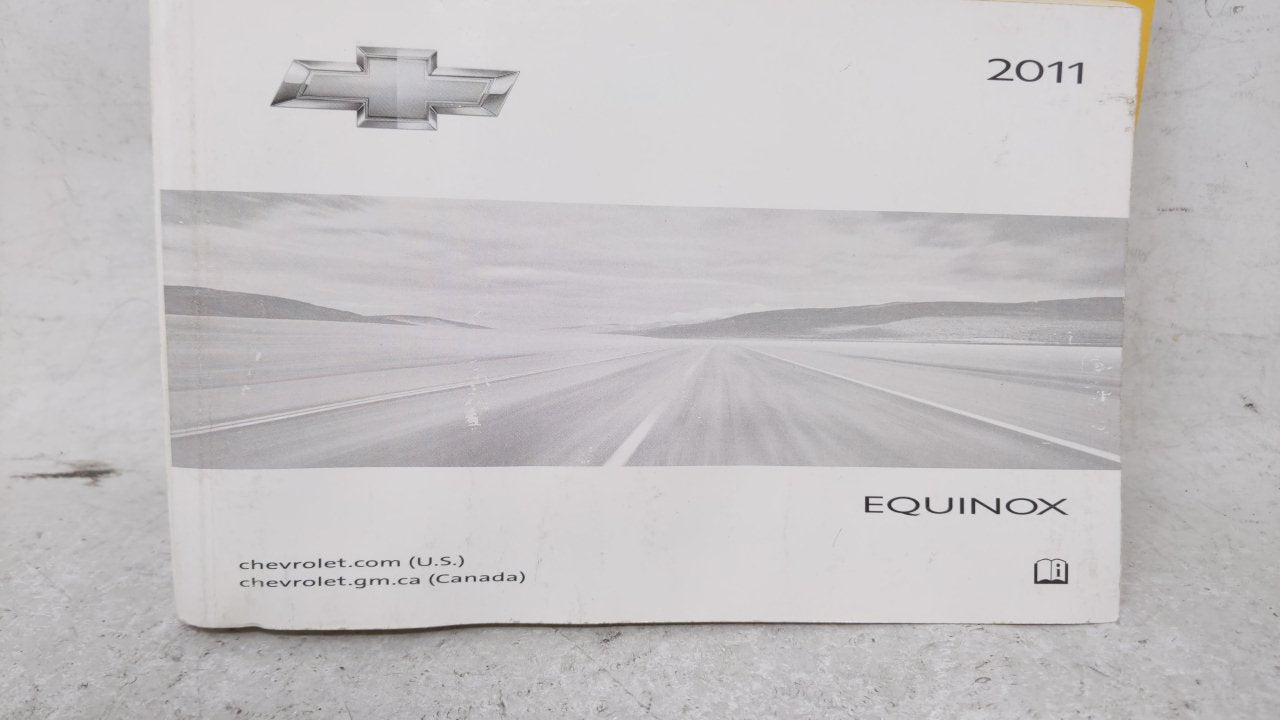 2011 Chevrolet Equinox Owners Manual Book Guide OEM Used Auto Parts - Oemusedautoparts1.com