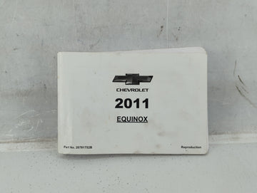 2011 Chevrolet Equinox Owners Manual Book Guide OEM Used Auto Parts - Oemusedautoparts1.com