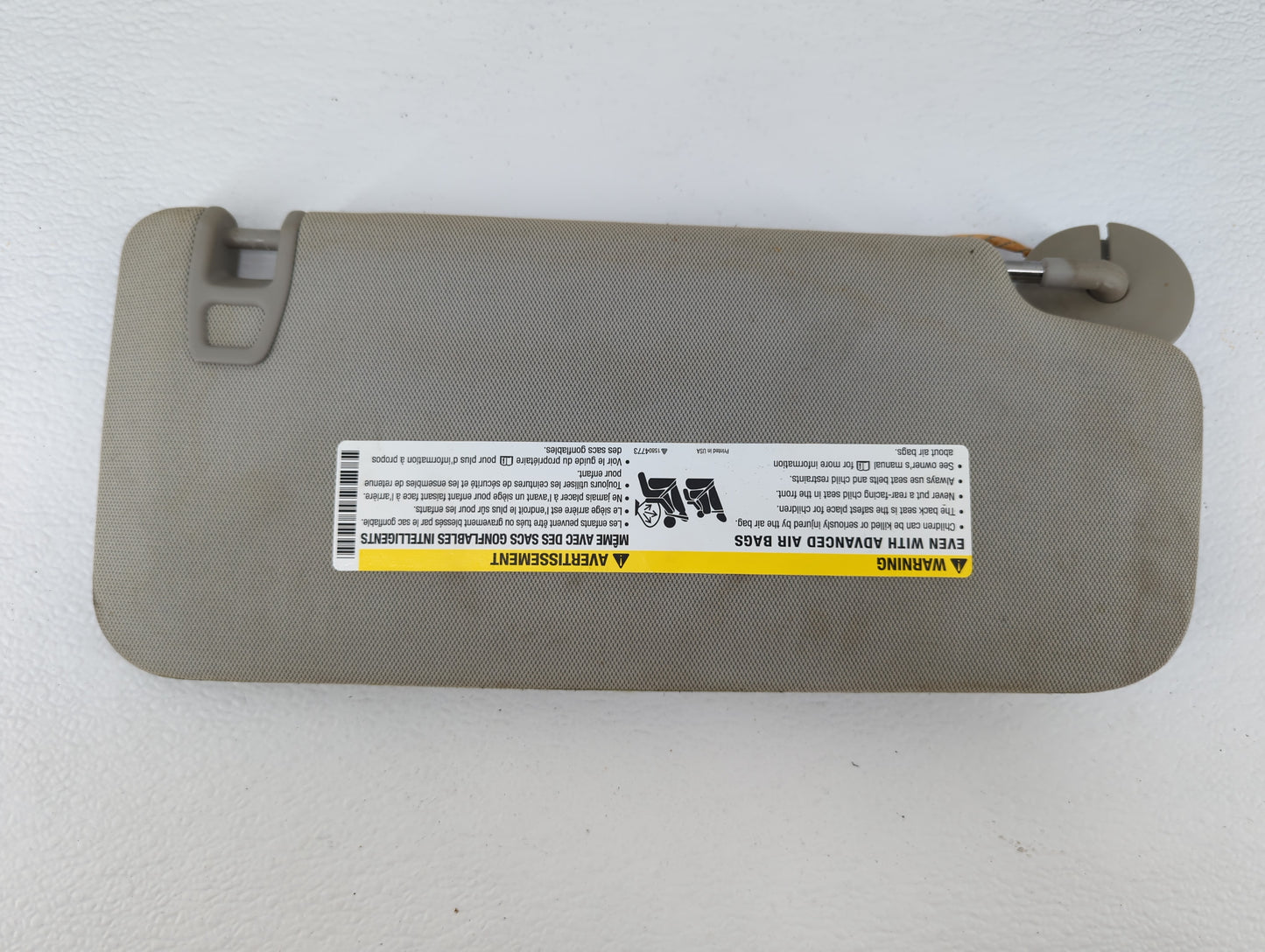 2010-2017 Chevrolet Equinox Sun Visor Shade Replacement Passenger Right Mirror Fits Fits 2010 2011 2012 2013 2014 2015 2016 