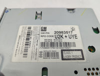 2011-2012 Chevrolet Equinox Radio AM FM Cd Player Receiver Replacement P/N:20983517 Fits Fits 2010 2011 2012 OEM Used Auto P