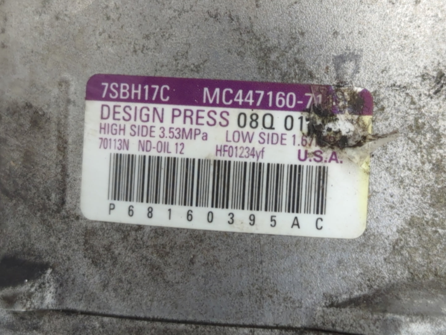 2011 Chevrolet Equinox Air Conditioning A/c Ac Compressor Oem - Oemusedautoparts1.com