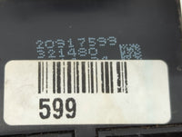 2010-2017 Chevrolet Equinox Master Power Window Switch Replacement Driver Side Left P/N:20917599 Fits OEM Used Auto Parts - 