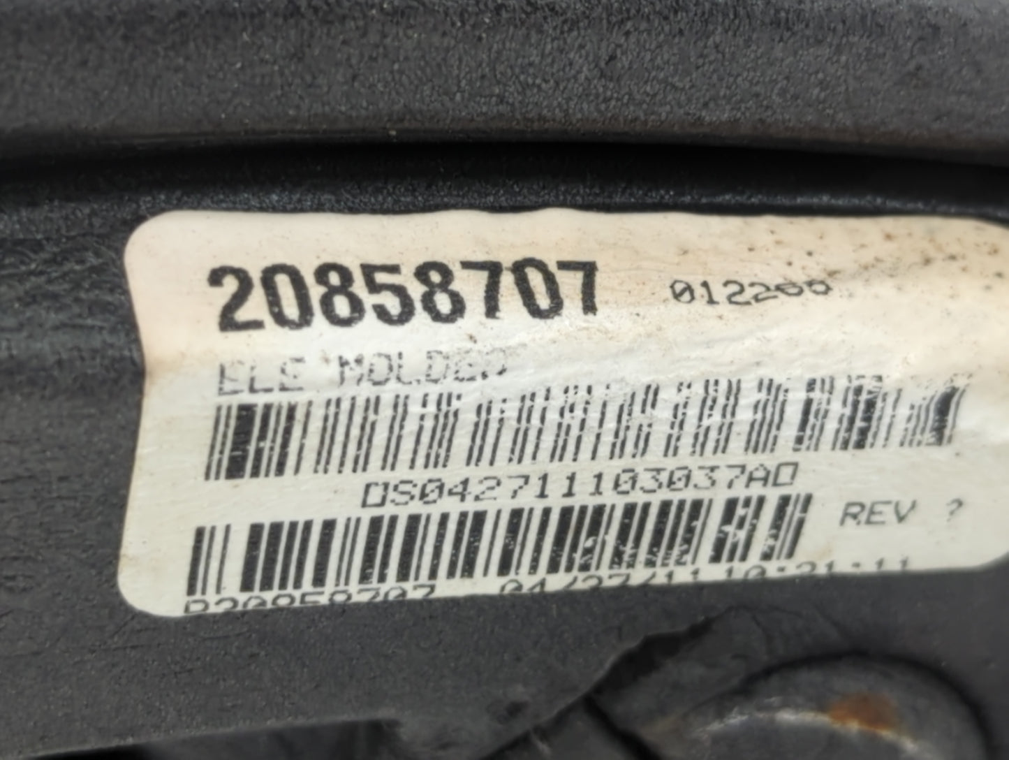2010-2011 Chevrolet Equinox Driver Left Side View Manual Door Mirror - Oemusedautoparts1.com
