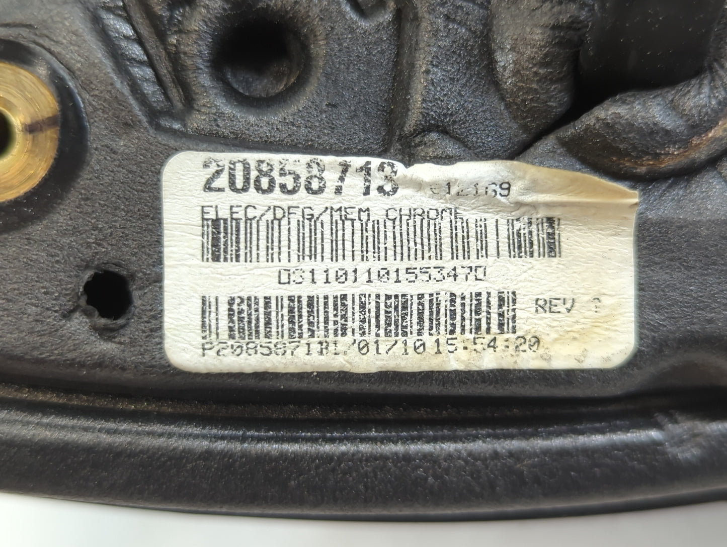 2010-2011 Chevrolet Equinox Passenger Side View Mirror - Right Door Mirror OEM Used - Oemusedautoparts1.com