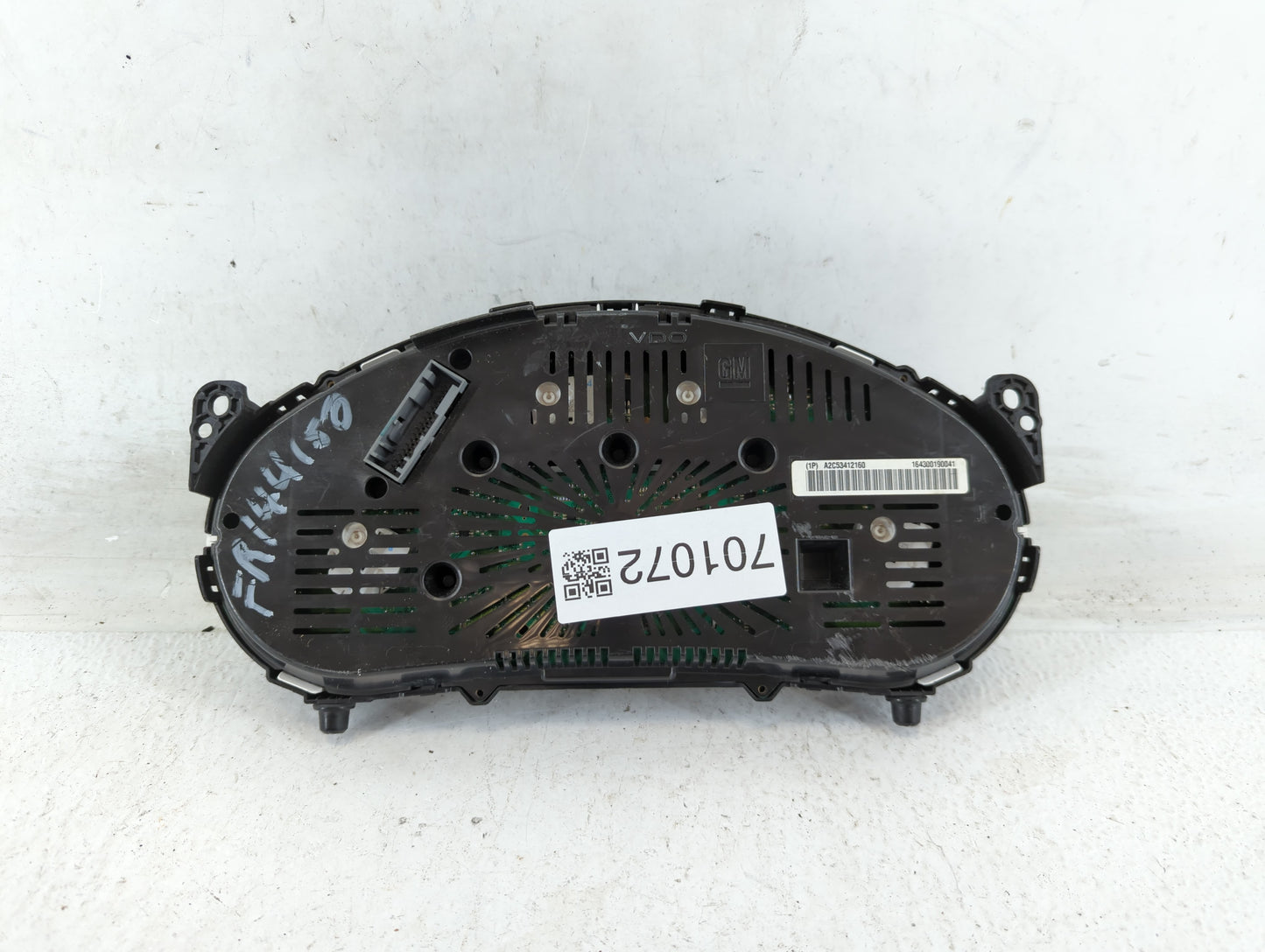 2011 Chevrolet Equinox Instrument Cluster Speedometer Gauges P/N:20978074 Fits OEM Used Auto Parts - Oemusedautoparts1.com