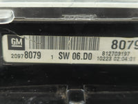 2011 Chevrolet Equinox Instrument Cluster Speedometer Gauges P/N:20978079 Fits OEM Used Auto Parts - Oemusedautoparts1.com