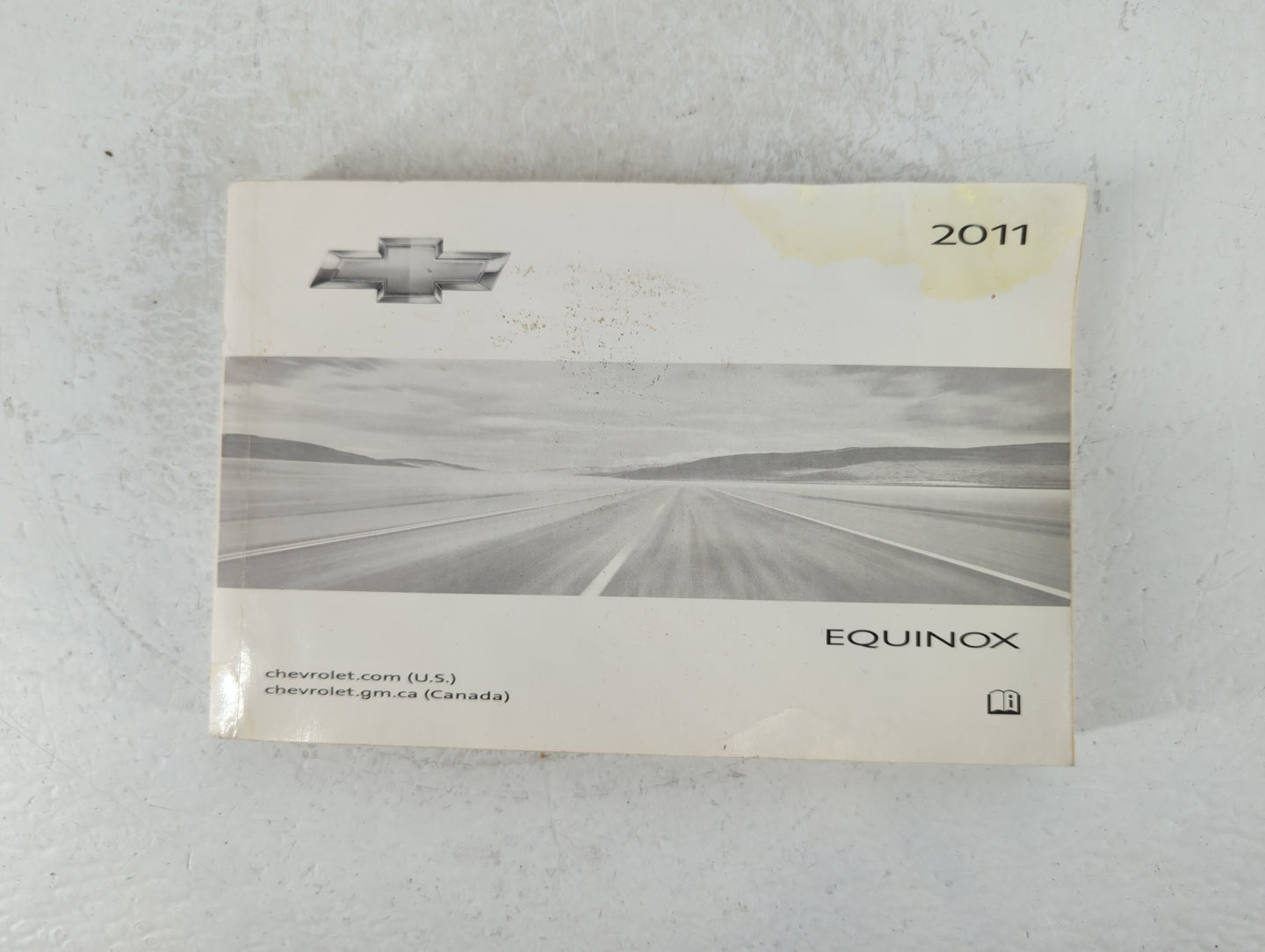 2011 Chevrolet Equinox Owners Manual Book Guide P/N:20781752 B OEM Used Auto Parts - Oemusedautoparts1.com