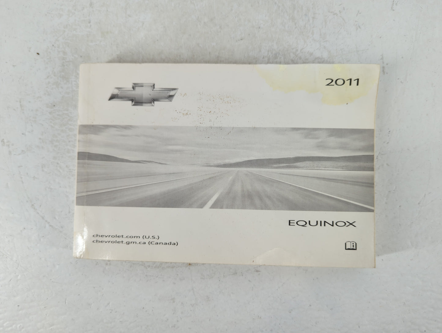2011 Chevrolet Equinox Owners Manual Book Guide P/N:20781752 B OEM Used Auto Parts - Oemusedautoparts1.com