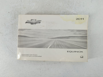 2011 Chevrolet Equinox Owners Manual Book Guide P/N:20781752 B OEM Used Auto Parts - Oemusedautoparts1.com