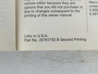 2011 Chevrolet Equinox Owners Manual Book Guide P/N:20781752 B OEM Used Auto Parts - Oemusedautoparts1.com