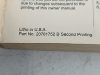 2011 Chevrolet Equinox Owners Manual Book Guide P/N:20781752 B OEM Used Auto Parts - Oemusedautoparts1.com