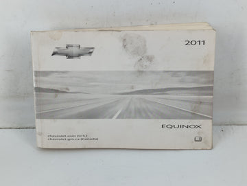 2011 Chevrolet Equinox Owners Manual Book Guide P/N:20781752 B OEM Used Auto Parts - Oemusedautoparts1.com