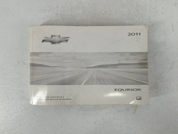 2011 Chevrolet Equinox Owners Manual Book Guide P/N:20781752 A OEM Used Auto Parts - Oemusedautoparts1.com