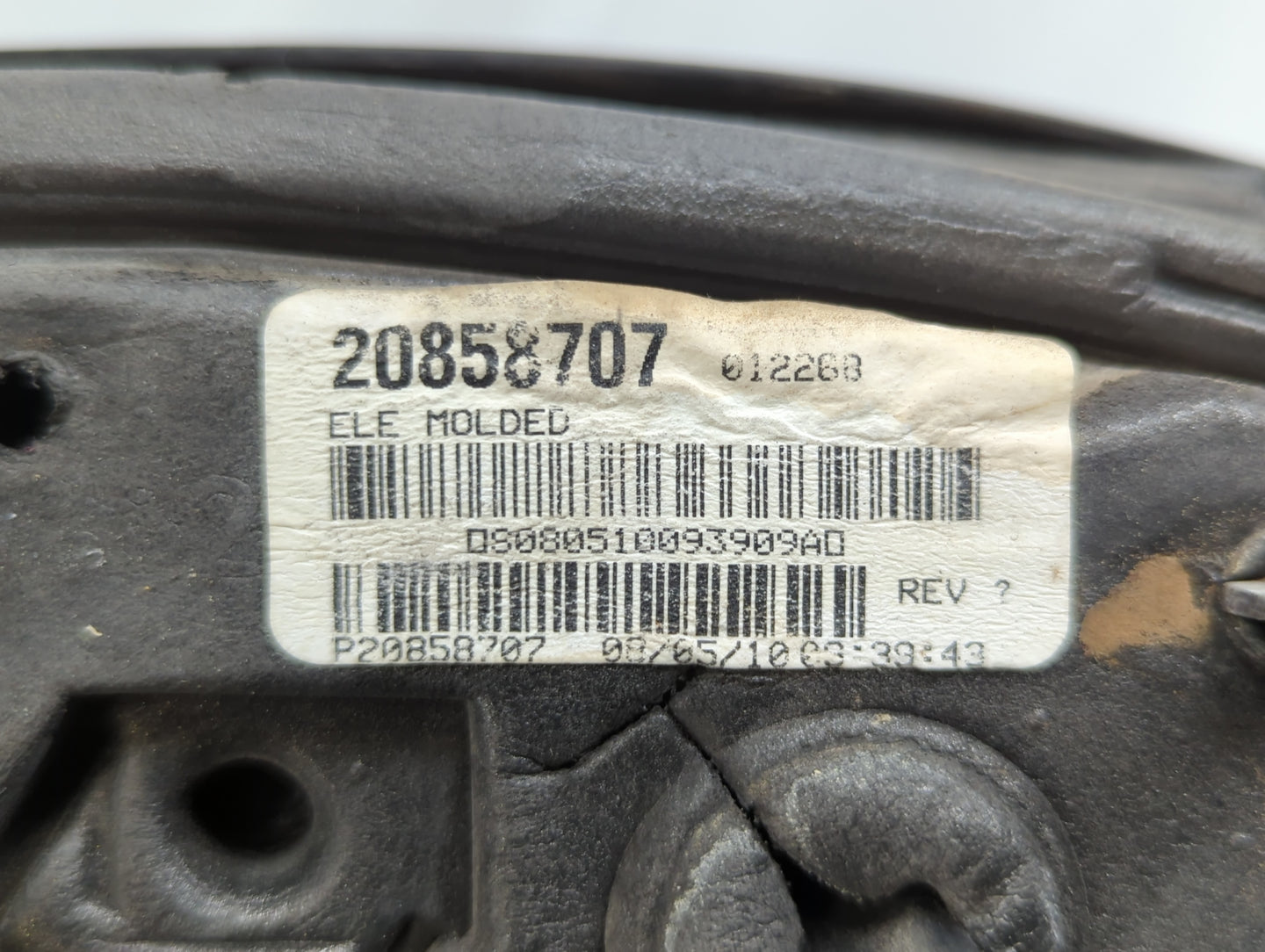 2010-2011 Chevrolet Equinox Driver Side View Mirror - Left Door Mirror OEM Used - Oemusedautoparts1.com