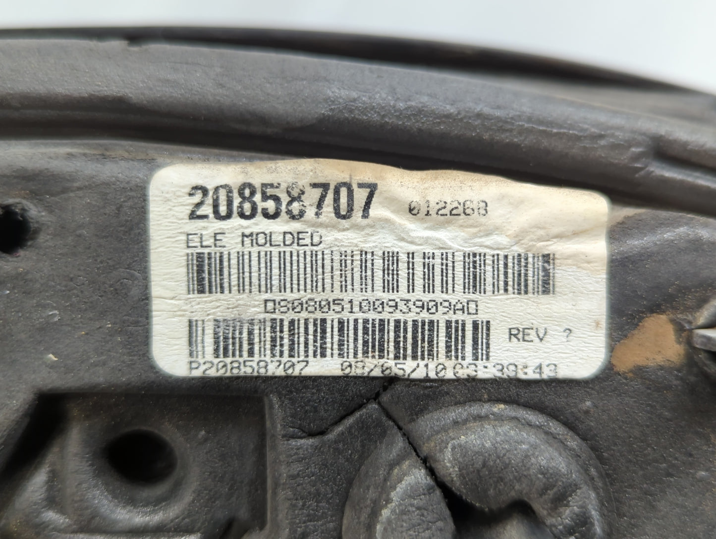 2010-2011 Chevrolet Equinox Driver Side View Mirror - Left Door Mirror OEM Used - Oemusedautoparts1.com