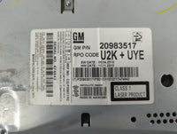 2011-2012 Chevrolet Equinox Radio AM FM Cd Player Receiver Replacement P/N:20983517 Fits Fits 2010 2011 2012 OEM Used Auto P