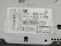 2011-2012 Chevrolet Equinox Radio AM FM Cd Player Receiver Replacement P/N:20983517 Fits Fits 2010 2011 2012 OEM Used Auto P