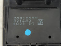 2010-2017 Chevrolet Equinox Master Power Window Switch Replacement Driver Side Left P/N:209175399 Fits OEM Used Auto Parts -