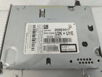 2011-2012 Chevrolet Equinox Radio AM FM Cd Player Receiver Replacement P/N:20983517 Fits Fits 2010 2011 2012 OEM Used Auto P