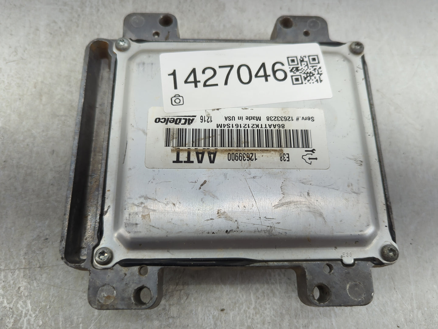 2011 Chevrolet Exp2500 PCM Engine Control Computer ECU ECM PCU OEM P/N:12639900 12633238 Fits OEM Used Auto Parts - Oemuseda