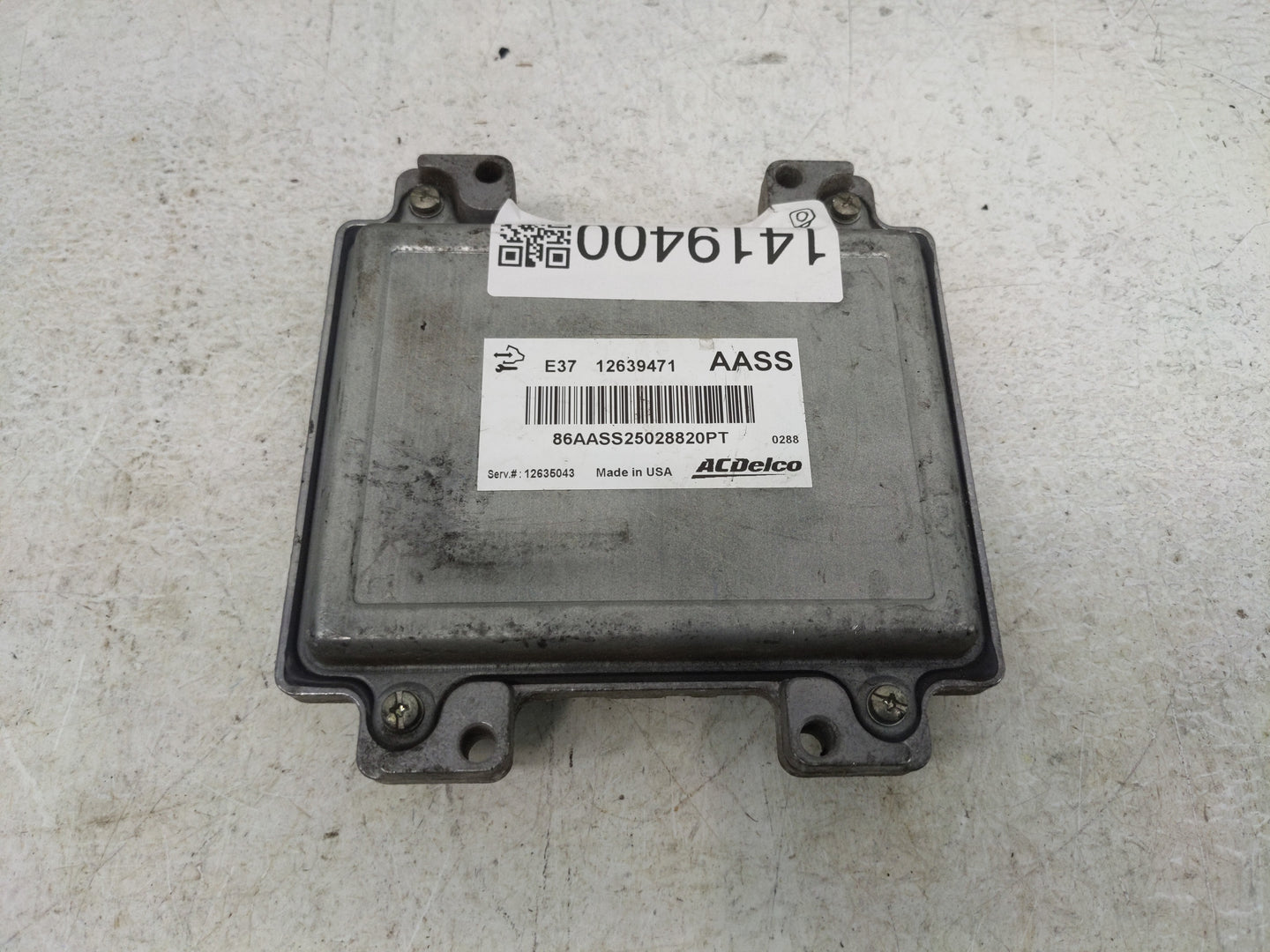 2010-2014 Chevrolet Express 1500 PCM Engine Control Computer ECU ECM PCU OEM P/N:12639471 Fits Fits 2010 2011 2012 2013 2014